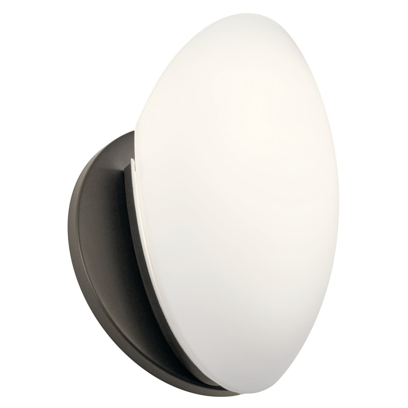 Kichler 6520OZ One Light Wall Sconce, Olde Bronze (Discontinued)