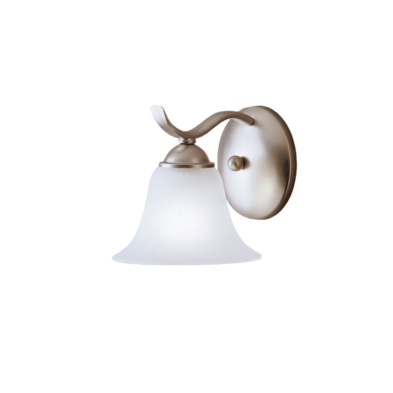 Kichler 6719NI Dover One Light Wall Sconce, Brushed Nickel