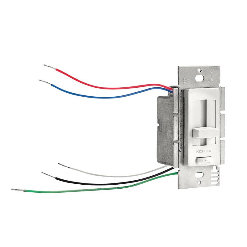 Kichler 6DD24V100WH LED Power Supply 24V LED Driver /Dimmer, White Material (Not Painted)