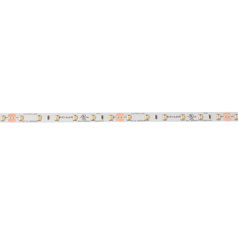 Kichler 6T1100S50WH 6Tl Dry Tape 24V LED Tape, White Material (Not Painted)