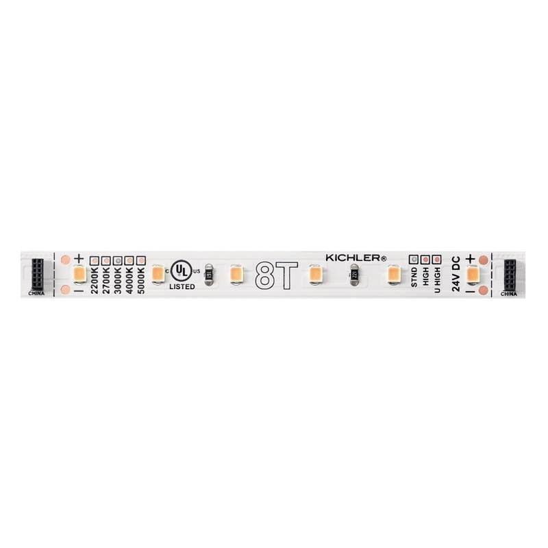 Kichler 8T1000S30WH 8T Tape Light LED Tape Light, White Material (Not Painted) (Discontinued)