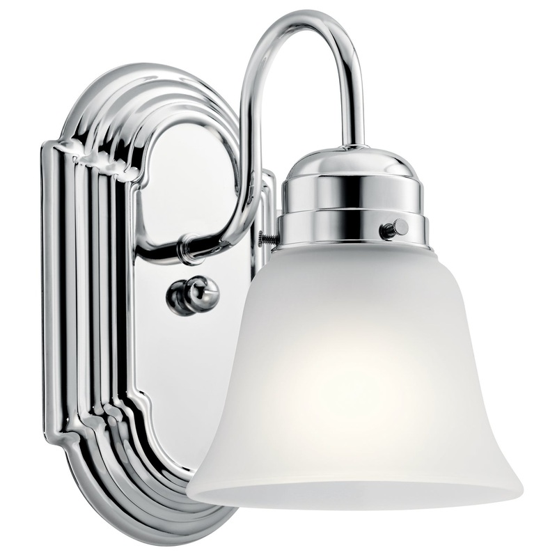 Kichler 5334CHS One Light Wall Sconce, Chrome (Discontinued)