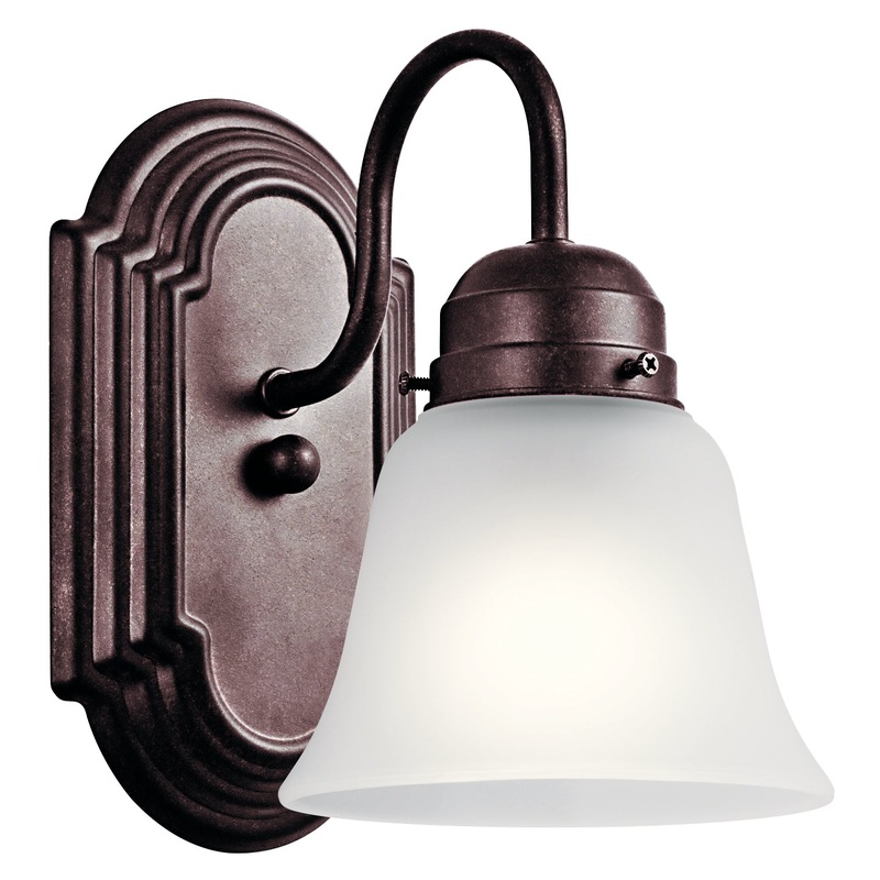 Kichler 5334TZS One Light Wall Sconce, Tannery Bronze (Discontinued)