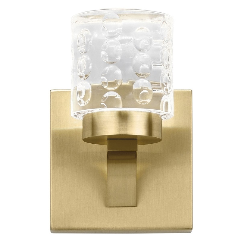 Kichler 84039CG Rene LED Wall Sconce, Champagne Gold