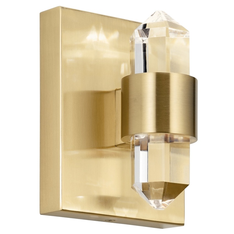 Kichler 84070CG Arabella LED Wall Sconce, Champagne Gold