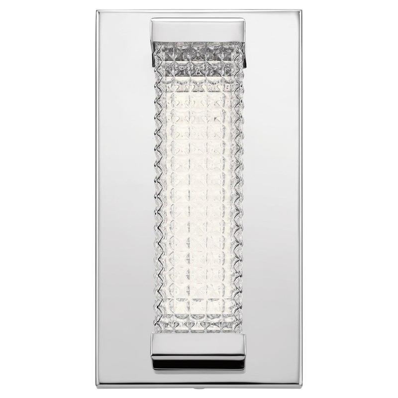 Kichler 85081CH Ammiras LED Wall Sconce, Chrome (Discontinued)