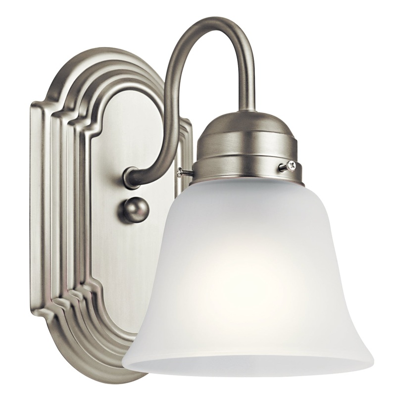 Kichler 5334NIS One Light Wall Sconce, Brushed Nickel (Discontinued)