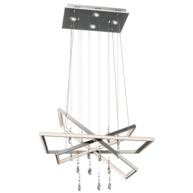 Kichler 83450 Maze LED Chandelier, Chrome