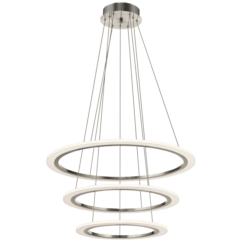 Kichler 83669 Hyvo LED Pendant, Brushed Nickel