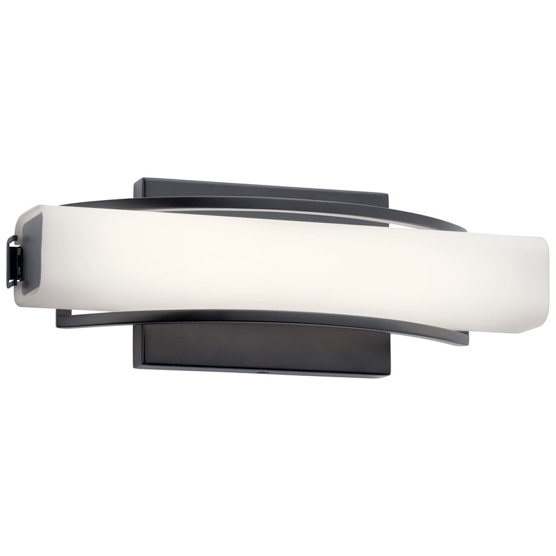 Kichler 84128 Rowan LED Wall Sconce, Matte Black
