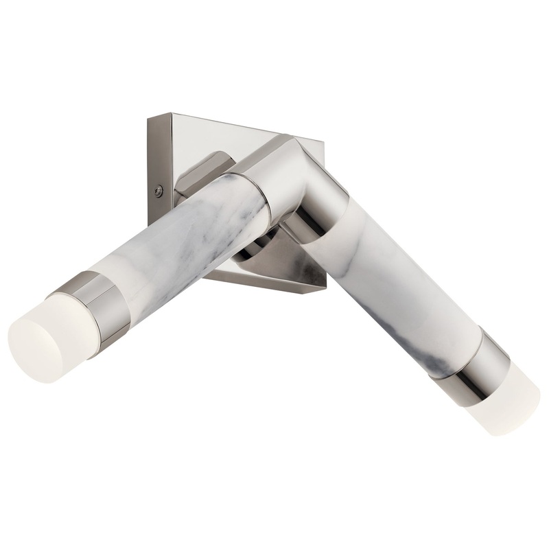 Kichler 84136 Avedu LED Wall Sconce, Polished Nickel (Discontinued)
