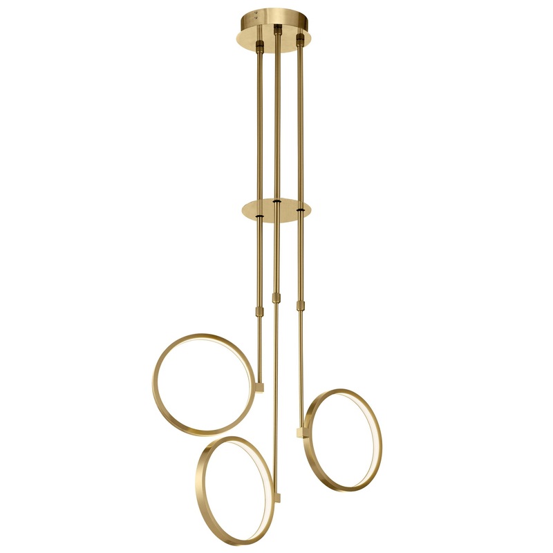 Kichler 84166 Bonham LED Chandelier, Champagne Gold (Discontinued)