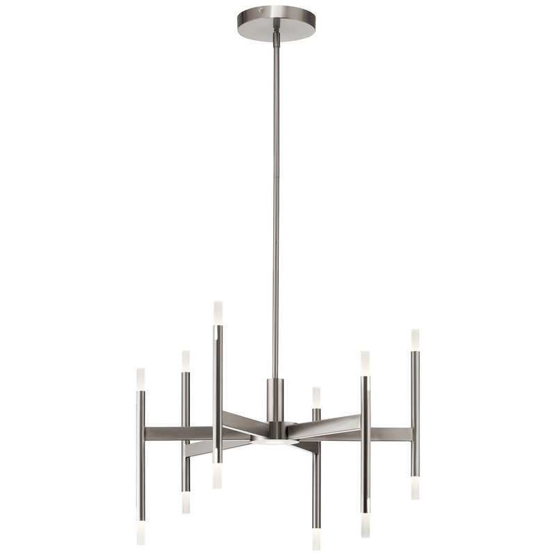 Kichler 84175 Kizette LED Chandelier, Brushed Nickel