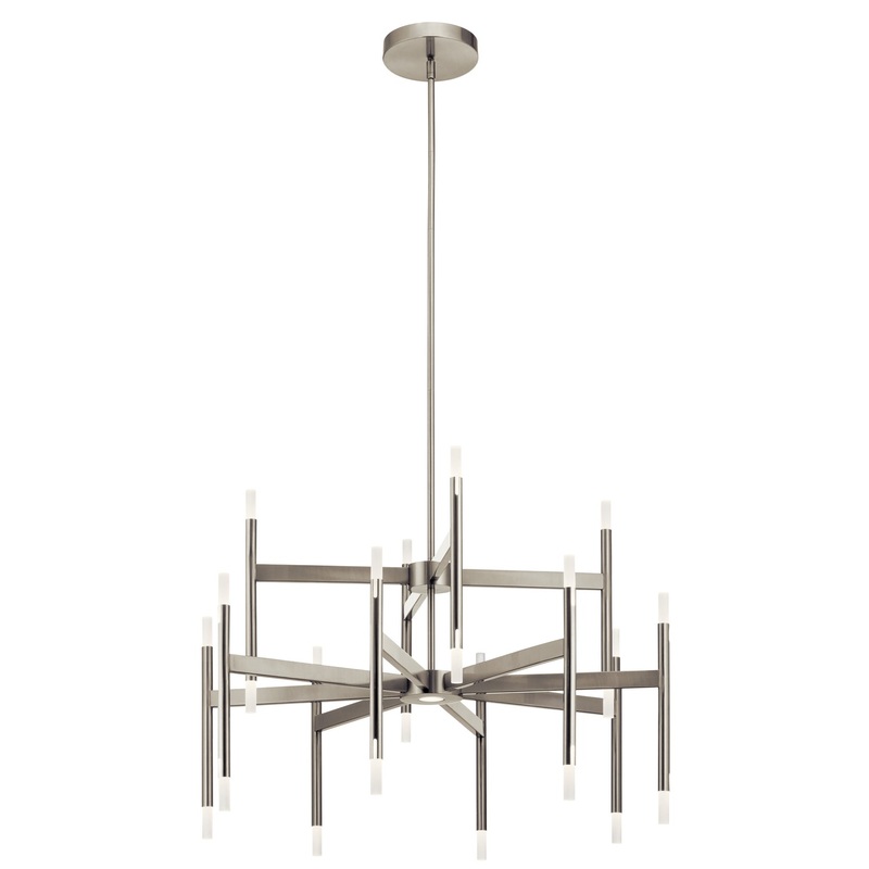 Kichler 84177 Kizette LED Chandelier, Brushed Nickel