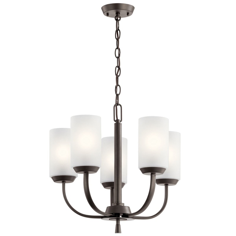 Kichler 52386OZ Kennewick Five Light Chandelier, Olde Bronze