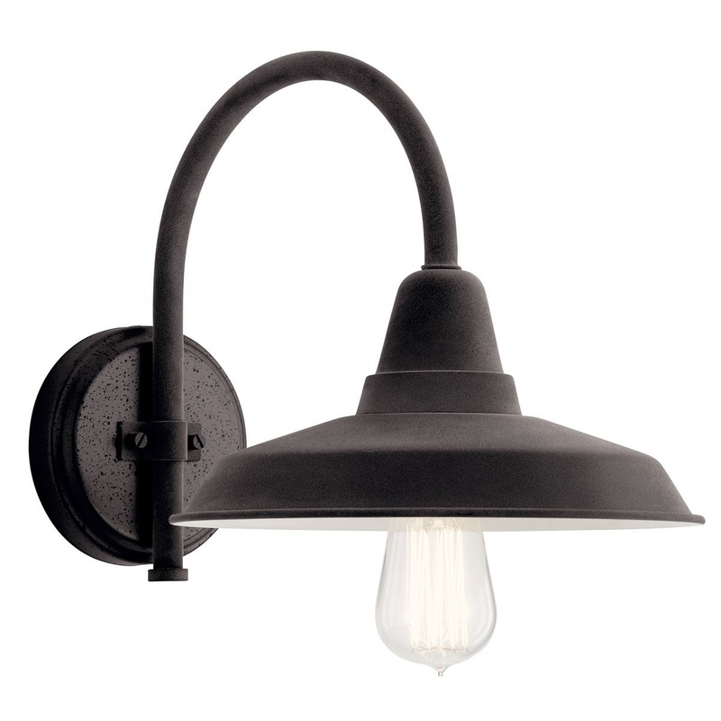 Kichler 52409WZC Marrus One Light Wall Sconce, Weathered Zinc