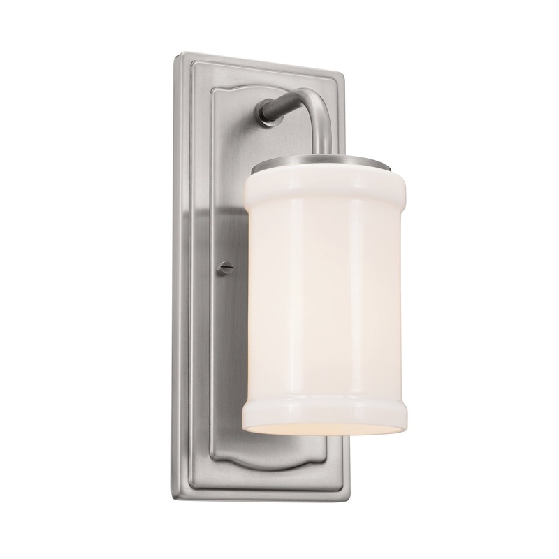 Kichler 52454CLP Vetivene One Light Wall Sconce, Classic Pewter