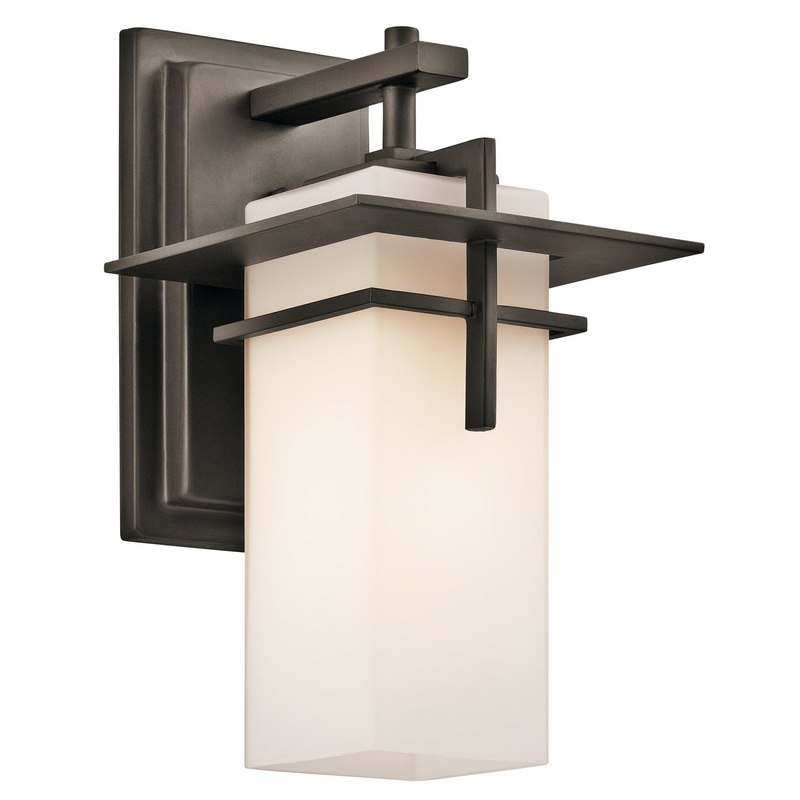 Kichler 49642OZ Caterham One Light Outdoor Wall Mount, Olde Bronze